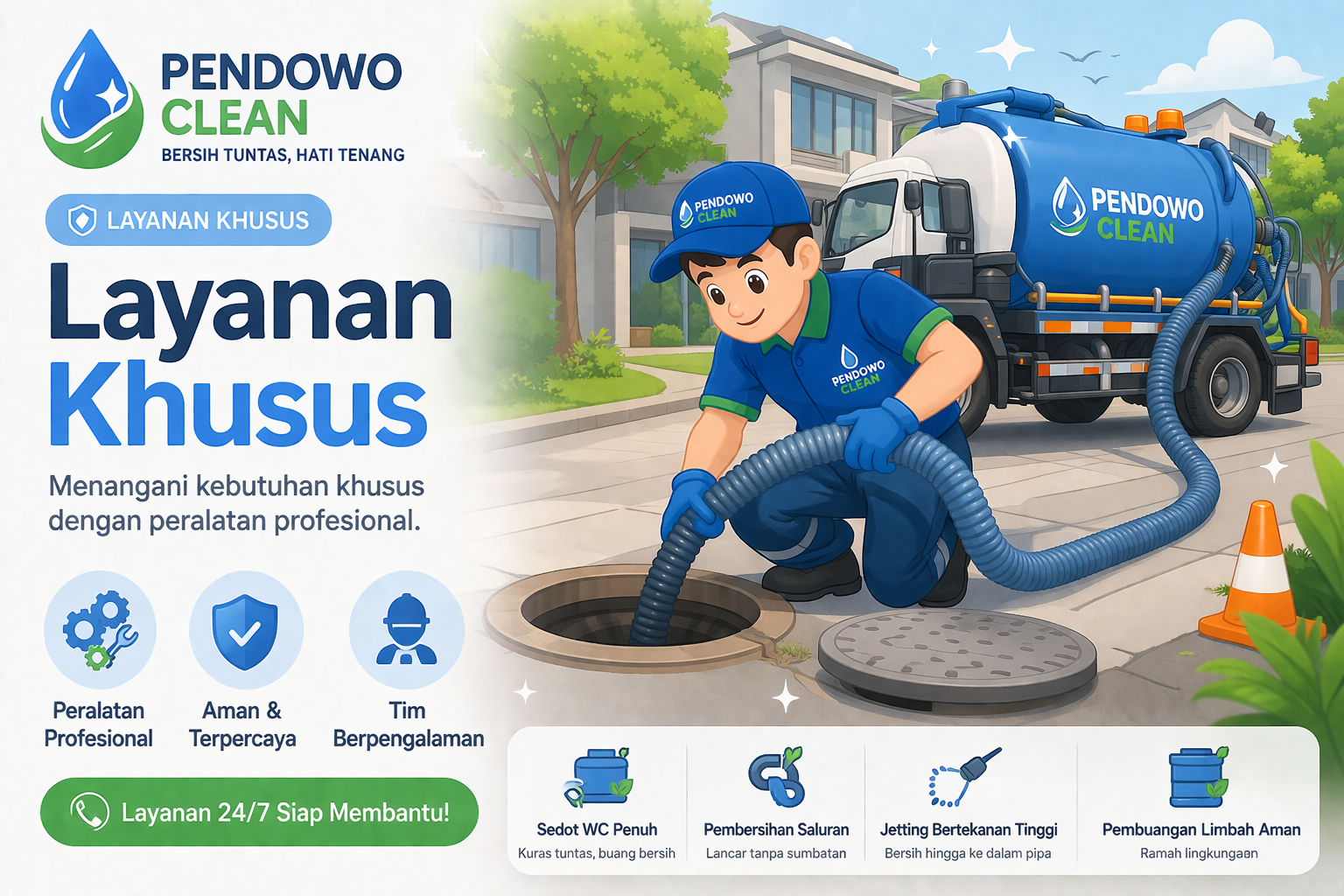 layanan profesional pembersihan lingkungan
